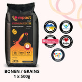 BONEN (PREMIUM) IMPACT-KOFFIE - 1 Zakje (1 x 500g)