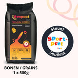 BONEN (PREMIUM) IMPACT-KOFFIE - 1 Zakje (1 x 500g)