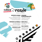 8 x FLESJE - CUBZZ Razzle KOMBUCHA + APPLE + LEMON + JUNIPER(8 x 275ml)