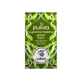 GREEN TEA - "Supreme Matcha Green" - CUBZZ by PUKKA HERBS (20 piramide-zakjes)